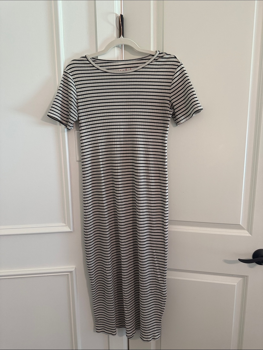 Isabel by Ingrid and Isabel Target Size S Striped Maternity Midi Dress
